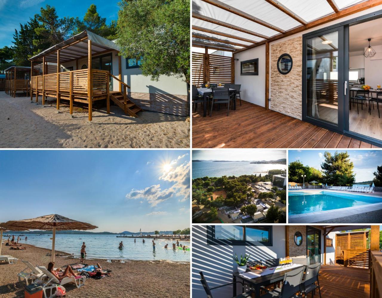 Croatia Camp Mobile Homes Vodice Exteriér fotografie